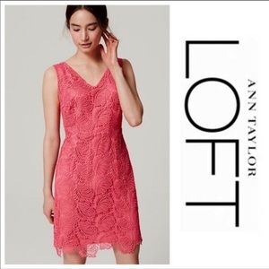 Ann Taylor Loft Coral Dress
